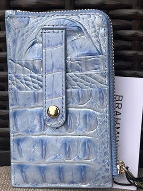 NWT Brahmin LENNON in HEAVENLY BLUE Wallet
